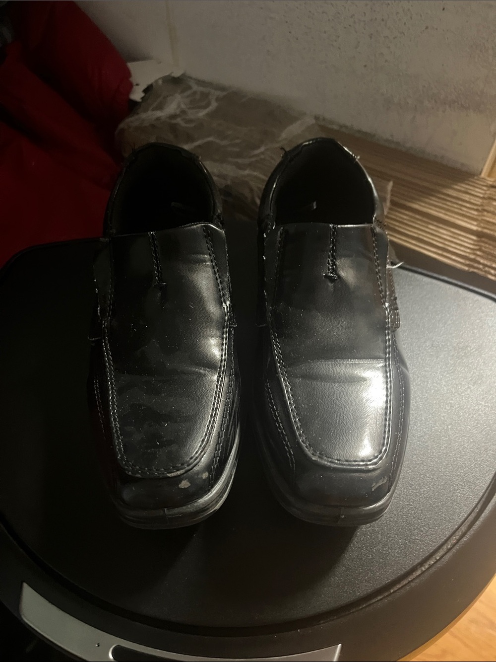 Deer Stags Men's Black Slip-On Loafers